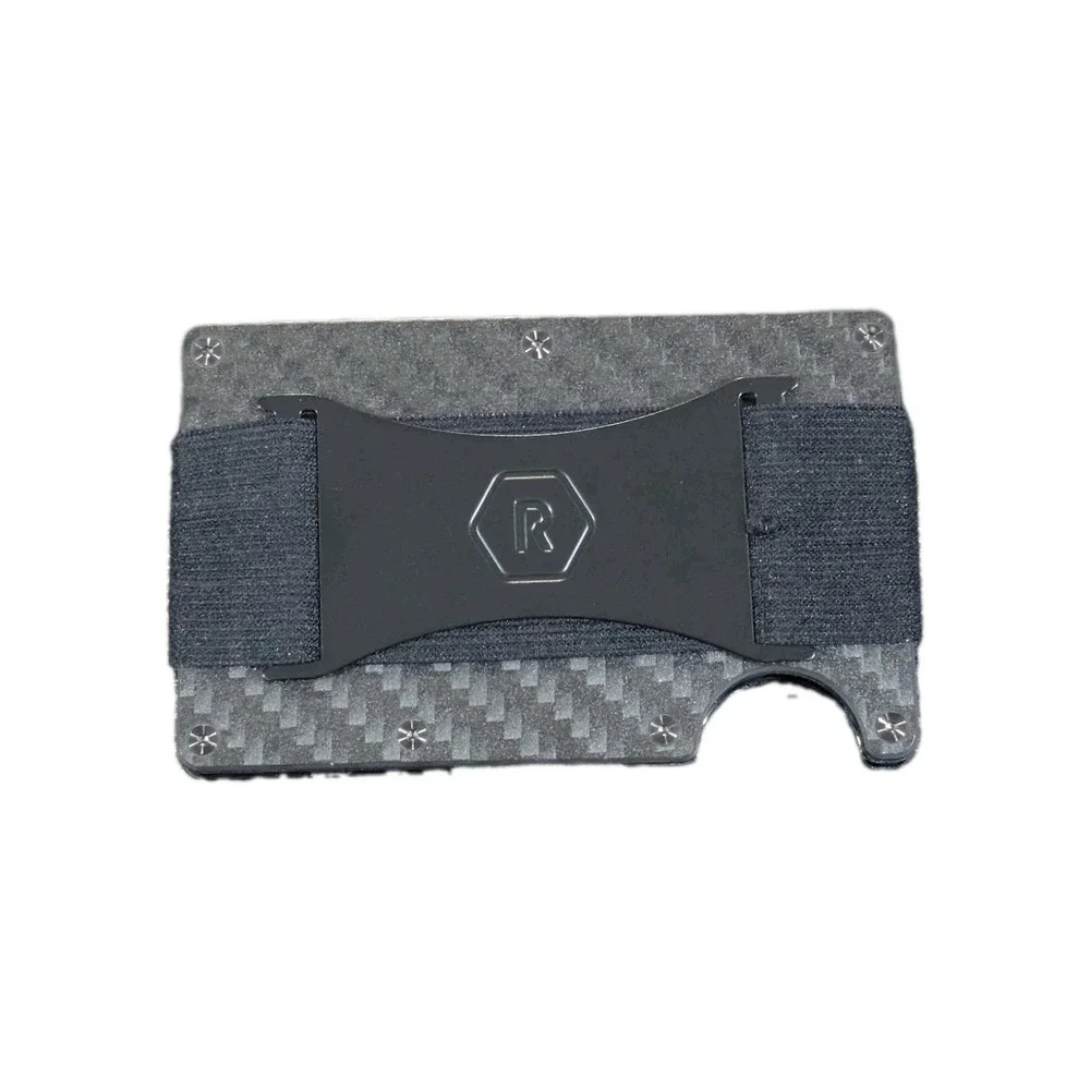 Qq8U The Ridge RFID Blocking Wallet with Cash Strap Carbon Fiber 3k Used